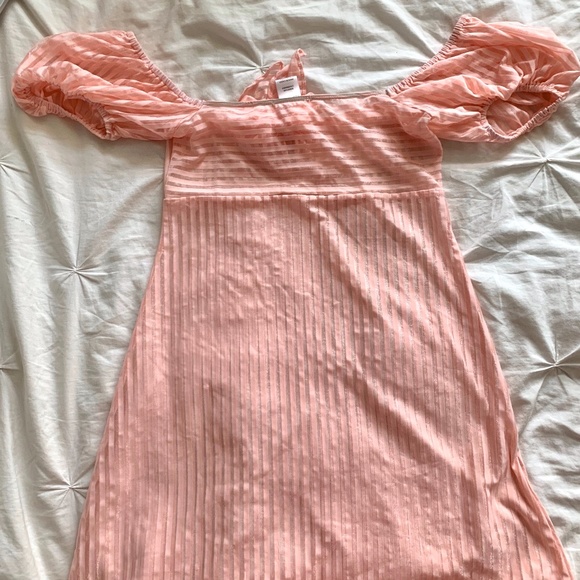 Tularosa Lara Mini in Blush Stripe Swim Coverup - Picture 7 of 9